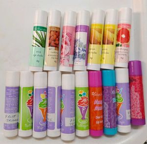 Avon Fruity/Flower/Almond/Lemon Based Lip Balms
