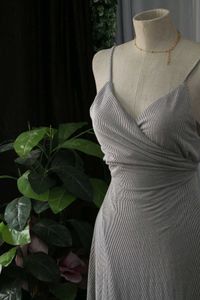 Mango Grey Wrap Dress