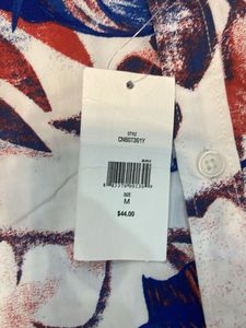 Floral Print Button-Down Shirt