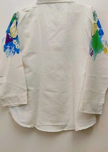 Floral Print Button-Down Shirt
