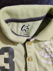 1-1.5 Years Old Boy&#39;s Polo Tshirt