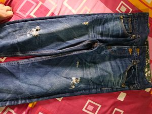 Foldable Blue Jeans