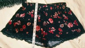 Floral Lace Skirt Set