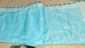 Cyan Colour With White Combination
