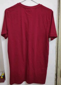 Puma Intense Red Typographic Tshirt Men