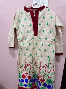 New Kurta With Work Heavy Wear