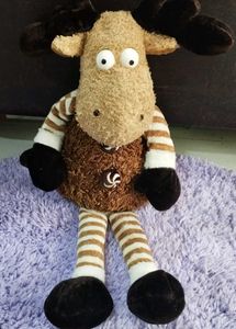 Adorable Moose Plush Toy / Christmas Decor
