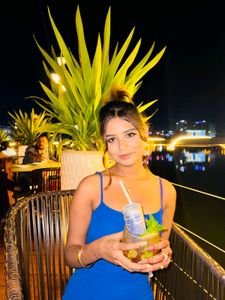 Blue Bodycon Midi Dress