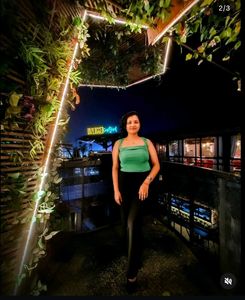 Fluorescent Green Ribbed Top (My Profile Pic