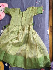 Cute Green Ethnic Dress