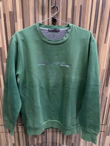 Green Urban Style Sweatshirt