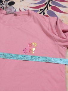Cute Pink Cotton T-Shirt – Soft, Stylish &amp; Comfy