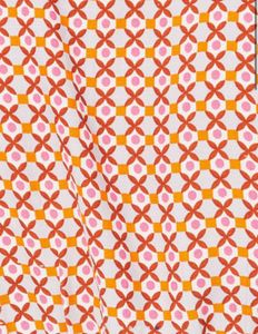 Printed Lapel Collar Crop Shirt