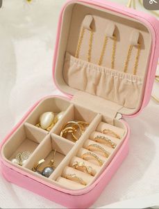 Pink Jewellery Organiser Box