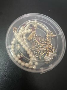 Pearl Necklace and Earring Set