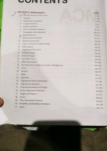 MCA Entrance Exam Book