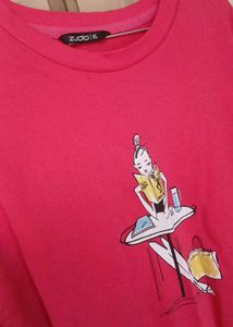 Pink Zudio Tshirt