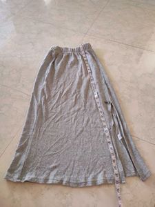 Grey Knit Maxi Skirt 24-34