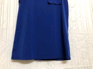 Navy Blue Sleevless Top