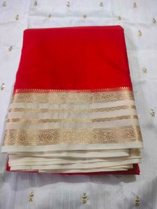 Elegant Red Saree