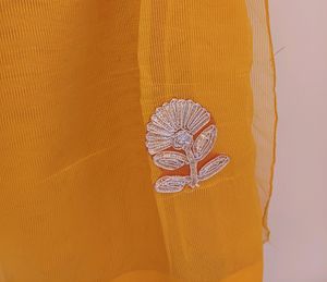 Kota Net Saree Without Blouse