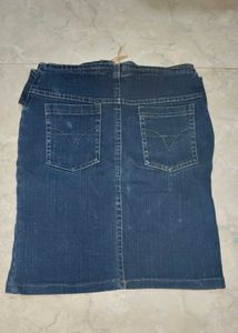 Denim Mini Skirt