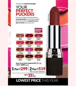 Avon True Color Lipstick (Scarlet Siren)