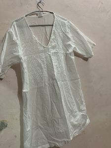 Summer Friendly Cotton Chikankari Kurta