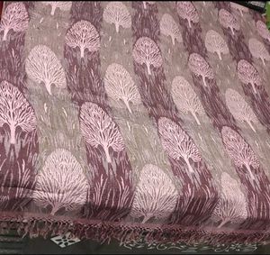 Mauve Color Winter Bedsheet Without Pillow Cover