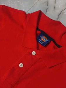 Dickies Red Polo Shirt