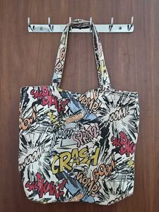 Comic Print Tote Bag