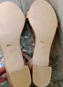 Beige Colour Heels Sandal