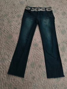 Y2K.  Stylish Dark Wash Jeans