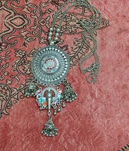 Oxidized Silver Necklace