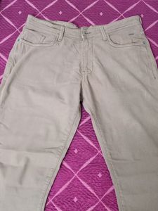 Van Heusen Men Khaki Denim Jeans