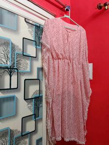Pink Floral Kaftan