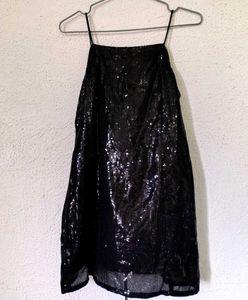 Forever 21 Sequin Black Mini Dress