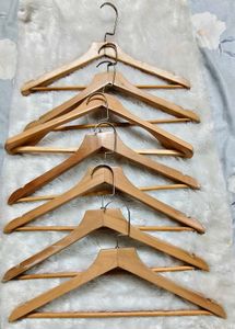 7 Wooden Branded Hangers For Rs.149 Fixed Price