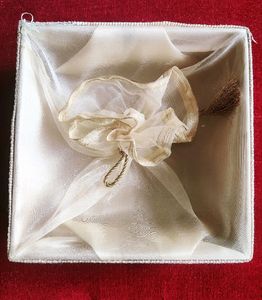 Gift Box With Zari &amp; Gold Work