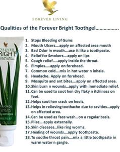Forever Bright Aloe Vera Toothpaste