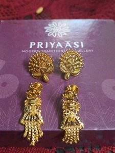 Priyaasi Gold-Plated Earring Set