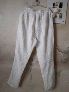 White Casual Pants