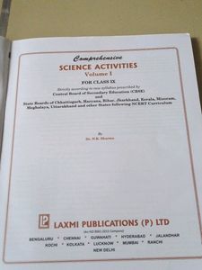 Science Activities Vol I GRADE 9