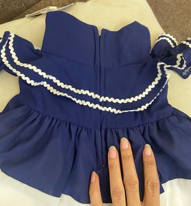 Cold Shoulder Baby Girl’s Dress
