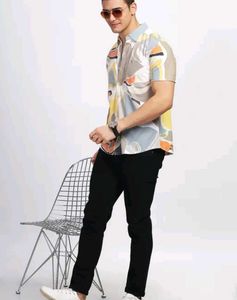 BULLMER Trendy Regular Fit Printed Causal Shirt