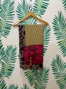 FENDI 100% Silk Stoles