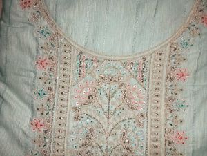 Salwar Kurti Fabric With Dupatta