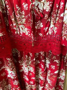 Floral A Line Dress