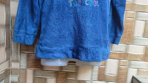 Cute Blue Pullover Sweater