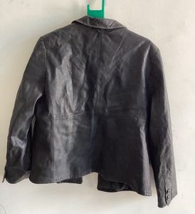 Charcoal Leather Jacket